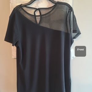 INC International Concepts: sheer ladies top. Size M
